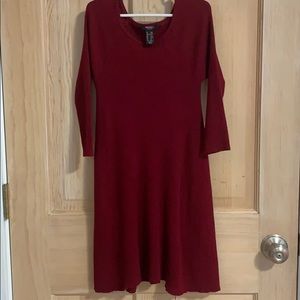 Red Knit Dress